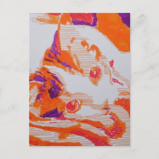 Pop Art katze Postcard