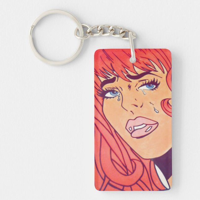 Pop art keychain (Front)