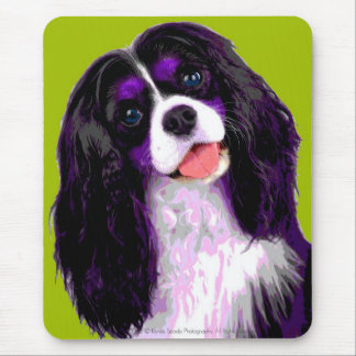 Pop ART King Charles Cavalier Mouse Pad