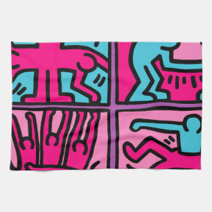 pop art kitchen towel