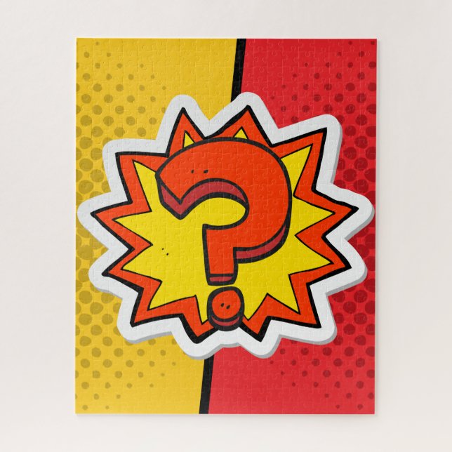 Pop Art La Question Fiançailles Jigsaw Puzzle (Vertical)