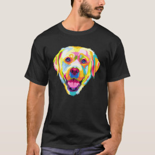 Pop Art Labrador Retriever Cool Lab Men Women Dog T-Shirt