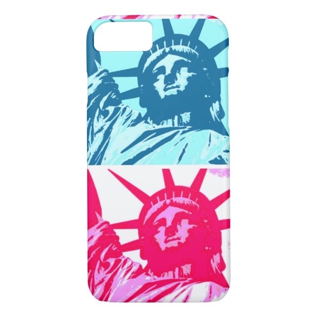 Pop Art Lady Liberty iPhone 7 Case (Back)