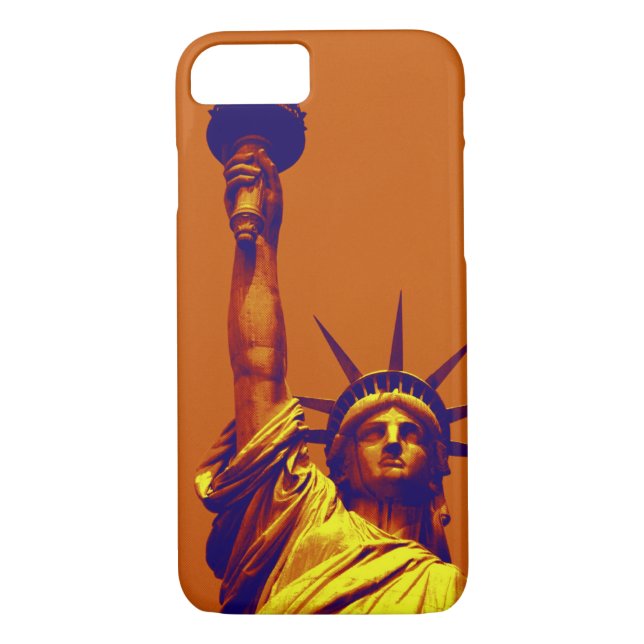 Pop Art Lady Liberty iPhone 7 Case (Back)