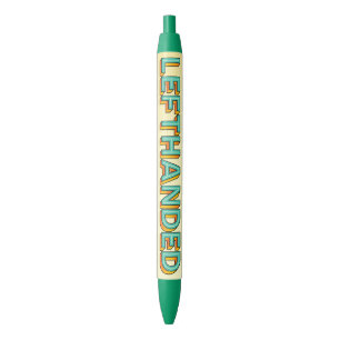 Pop Art Lefthanded Black Ink Pen