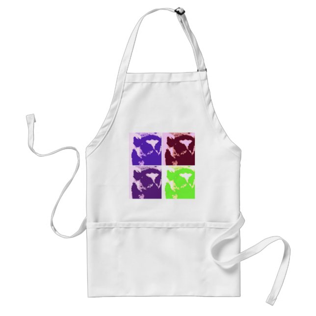 Pop Art Lemurs Standard Apron (Front)
