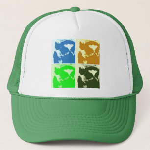 Pop Art Lemurs Trucker Hat