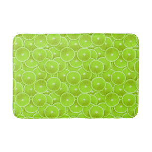 Pop Art Lime Slices Bath Mat