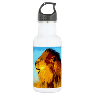Pop Art Lion 532 Ml Water Bottle