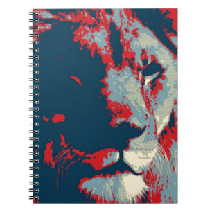 Pop Art Lion Notebook