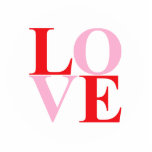Pop Art LOVE Photo Sculpture Keychain<br><div class="desc">You cant see this properly, but there is a white round background for this that looks just like the the one with the round black background you can see in my store.This will be a cut out in acrylic of any of the things offered, a pin, keyring, ornament, magnet or...</div>
