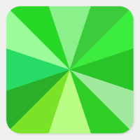 Pop Art Modern 60s Funky Geometric Rays in Green