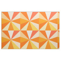 Pop Art Modern 60s Funky Geometric Rays in Orange