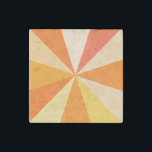 Pop Art Modern 60s Funky Geometric Rays in Orange Stone Magnets<br><div class="desc">This hip,  retro 60s-inspired pop art design has psychedelic orange rays / sunbursts shooting out in a geometric pattern. This funky,  minimalist,  ultra-mod design has twelve rays in varying shades of orange. It's groovy,  baby.</div>