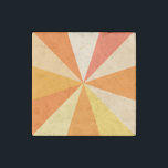 Pop Art Modern 60s Funky Geometric Rays in Orange Stone Magnets<br><div class="desc">This hip,  retro 60s-inspired pop art design has psychedelic orange rays / sunbursts shooting out in a geometric pattern. This funky,  minimalist,  ultra-mod design has twelve rays in varying shades of orange. It's groovy,  baby.</div>