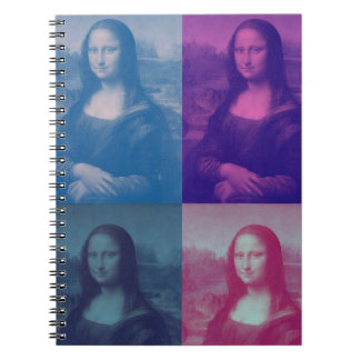 Pop Art Mona Lisa Notebook