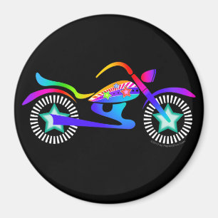 Pop Art MOTORCYCLE Magnet