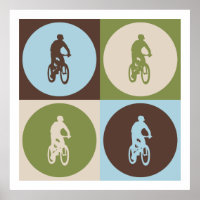 Pop Art Mountain Biking