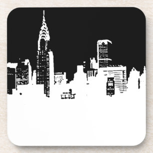 Pop Art New York City dessous de verre en plastiqu