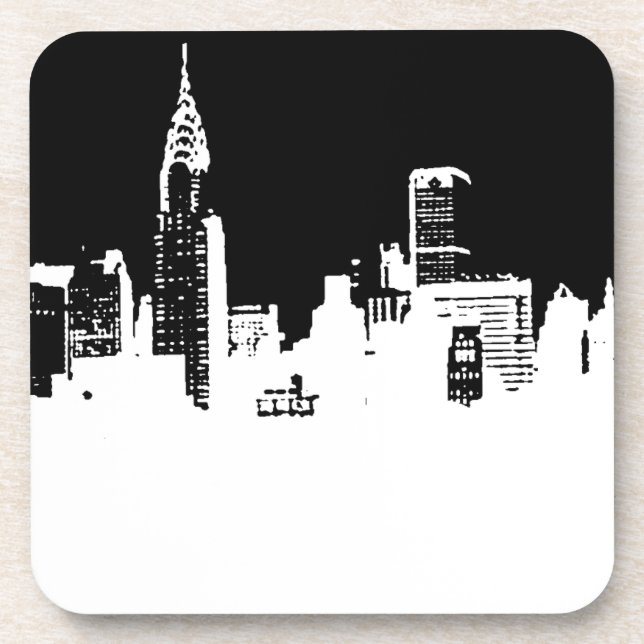 Pop Art New York City dessous de verre en plastiqu (Devant)