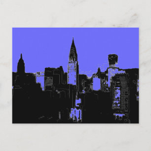 Pop Art New York City Postcard