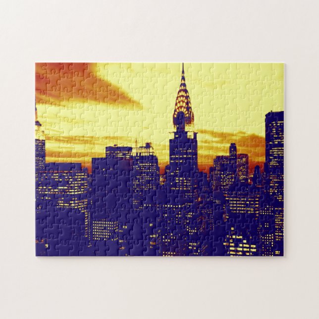 Pop Art New York Jigsaw Puzzle (Horizontal)