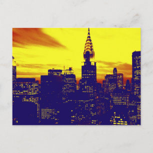 Pop Art New York Postcard