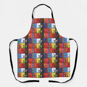 Pop art no.1 by Yeshaya Dank - unity & harmony Apron