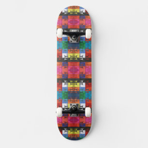 Pop art no.1 by Yeshaya Dank - unity & harmony Skateboard