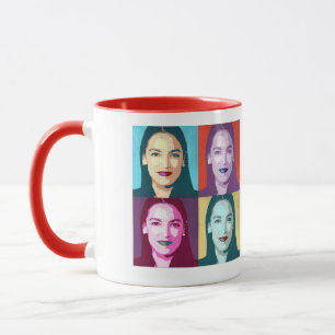 Pop Art Ocasio-Cortez Mug