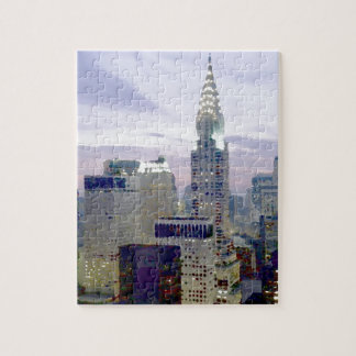 Pop Art Oil Paint Effect New York Jigsaw Puzzle