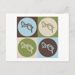 Pop Art Optics Postcard