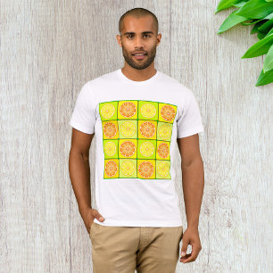 Pop Art Oranges and Lemons Citrus Fruit T-Shirt