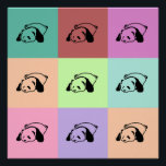 Pop Art Panda Poster<br><div class="desc">Pop Art Panda</div>