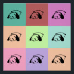 Pop Art Panda Poster<br><div class="desc">Pop Art Panda</div>