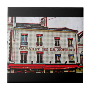 Pop Art Paris Tile