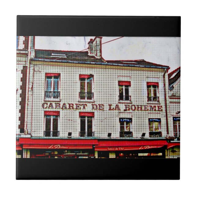 Pop Art Paris Tile (Front)