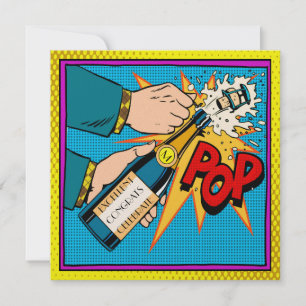 Pop Art Party Fête Invitation