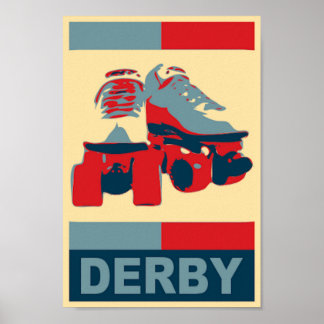 Pop Art  Patriotic Derby Canvas Print