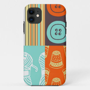 Pop-art pattern - sewing iPhone 11 case