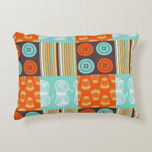 Pop-art pattern - sewing decorative pillow