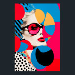 Pop Art Photo Collage Poster<br><div class="desc">Pop Art Photo Collage Poster "Life is like a painting - the more vibrant colours we add, the brighter it becomes." For colour & pop art lover!</div>