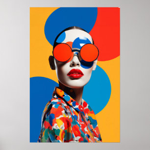 Pop Art Photo Collage Poster