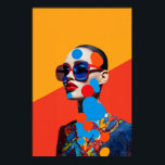 Pop Art Photo Collage Poster<br><div class="desc">Pop Art Photo Collage Poster "Life is like a painting - the more vibrant colours we add, the brighter it becomes." For colour & pop art lover!</div>
