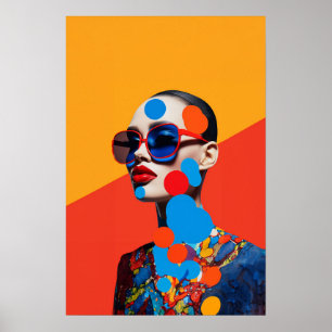 Pop Art Photo Collage Poster