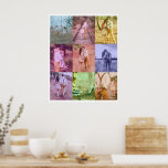 Pop Art Photo Collage Poster Retro Photo Blocks<br><div class="desc">Celebrate your favourite moments in vivid colour with our Pop Art Photo Collage Poster Retro Photo Blocks. This eye-catching print brings together bold pop art style and clean, contemporary grids, perfect for relationship posters or photo collage posters that highlight your story. Featuring a playful nod to retro photo blocks, it...</div>