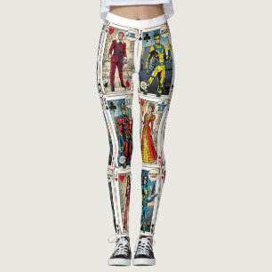 Pop Art Playing Cards – Full Set of Face Cards Leggings