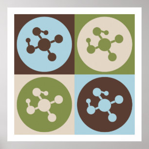 Pop Art Polymer Chemistry Poster