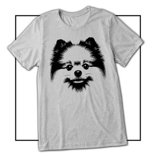 Pop Art Pomeranian For Pomeranian Dog Lovers Tri-Blend Shirt