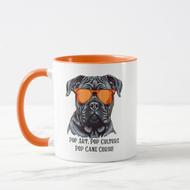 Pop Art, Pop Culture, Pop Cane Corso!  Mug (Left)